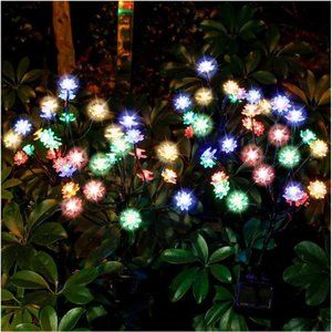Newest Solar Powered Decorative Lights with Larger Solar Capacity for Tree
